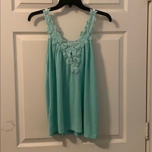Maurice’s Teal Green Lace Tank Top